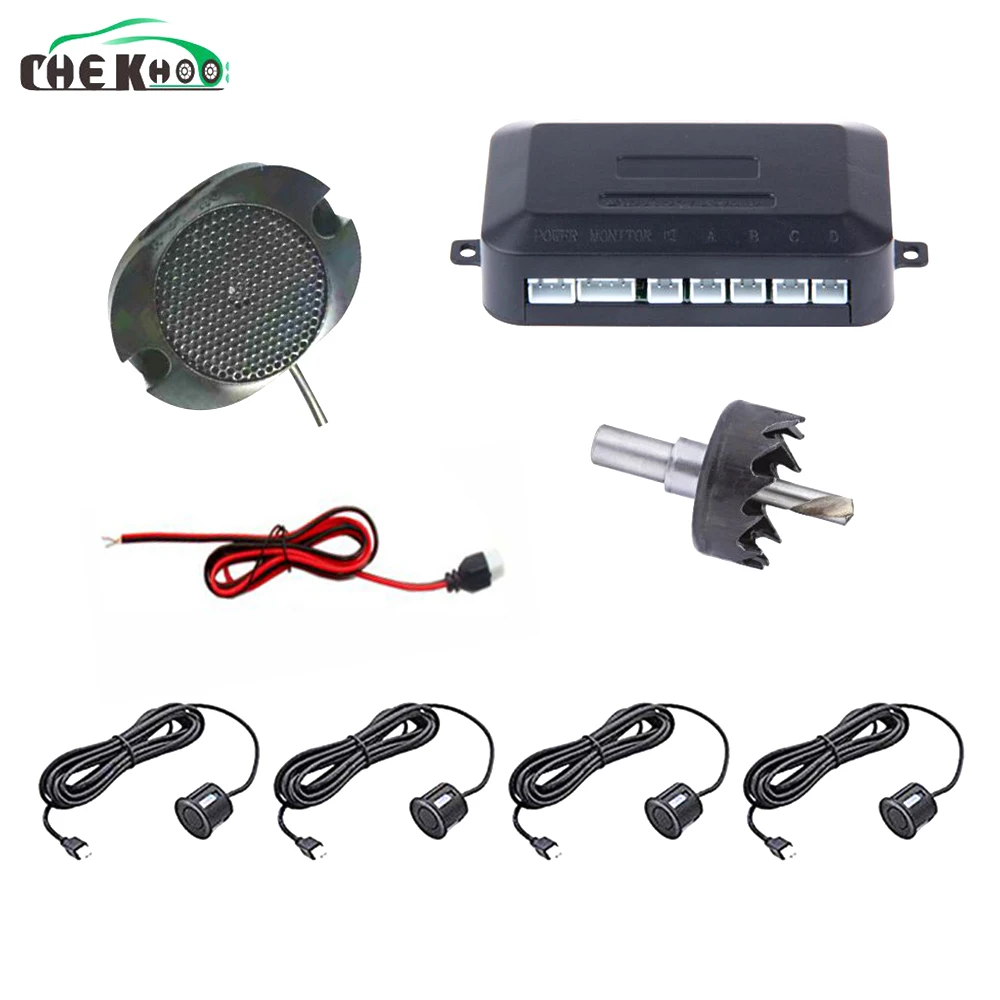 Car Auto Parktronic Buzzer Parking Sensor With 4 Sensor Reverse Backup Vehicle Radar Monitor Detector System Backlight Display
Car Auto Parktronic Buzzer Parking Sensor With 4 Sensor Reverse Backup Vehicle Radar Monitor Detector System Backlight Display