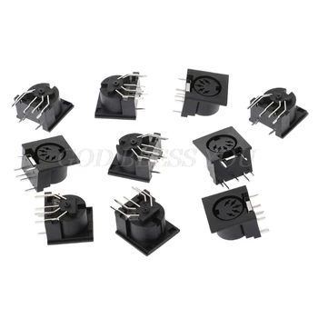 10 Pcs/Set PCB Panel Mount Female Connector DIN5 DIN 5-Pin Jack DS-5-01 MIDI Drop Shipping
10 Pcs/Set PCB Panel Mount Female Connector DIN5 DIN 5-Pin Jack DS-5-01 MIDI Drop Shipping