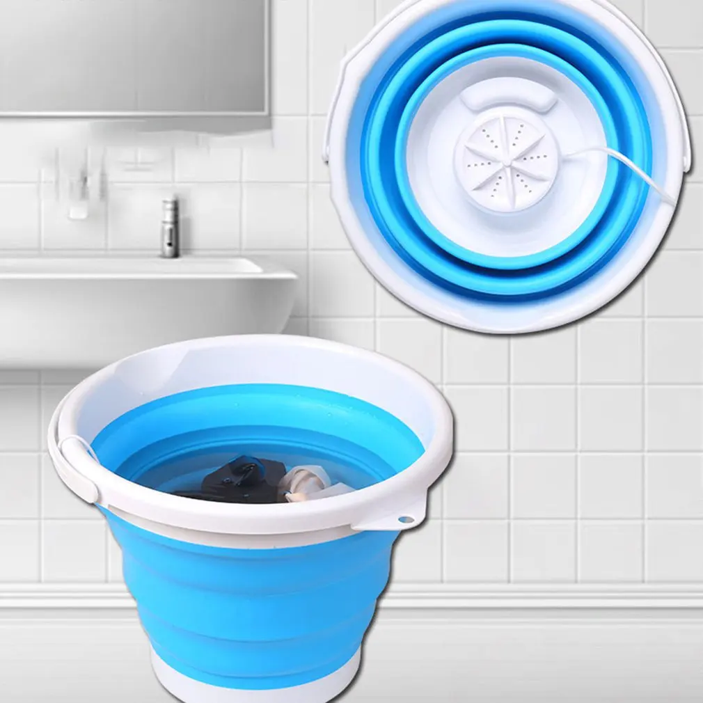 Portable Folding Bucket Small Washing Machine Dormitory Lazy Socks And Panties Ultrasonic Cleaning Turbo Artifact
Portable Folding Bucket Small Washing Machine Dormitory Lazy Socks And Panties Ultrasonic Cleaning Turbo Artifact