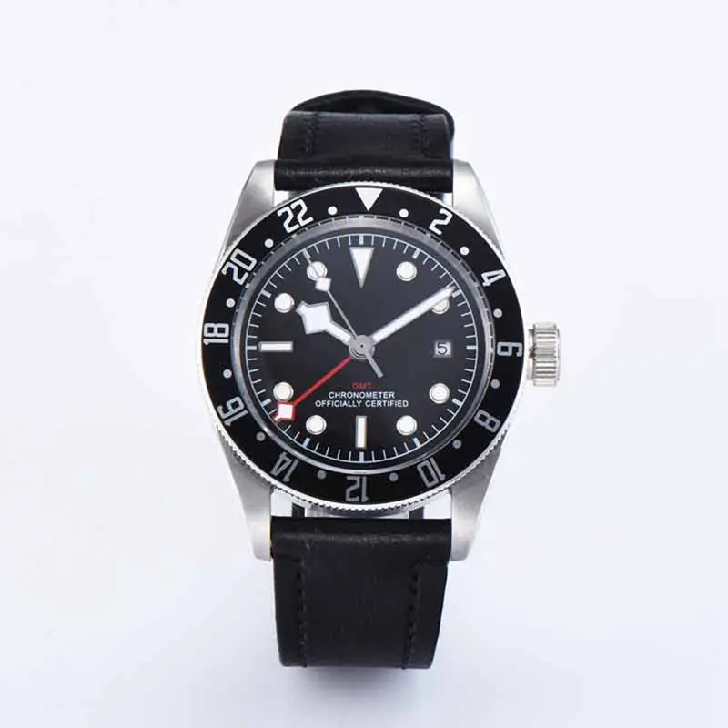 Corgeut 41mm Mechanical Men Watch Luxury Brand Luminou Watch Sapphire GMT Men Automatic Military Sport Calendar Clock Leather
Corgeut 41mm Mechanical Men Watch Luxury Brand Luminou Watch Sapphire GMT Men Automatic Military Sport Calendar Clock Leather