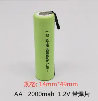10PCS Ni-MH AA 2000mah AA2000mah 1.2V Rechargeable battery AA 2000mAh 1.2V NO.5 batteries leg feet foot
10PCS Ni-MH AA 2000mah AA2000mah 1.2V Rechargeable battery AA 2000mAh 1.2V NO.5 batteries leg feet foot