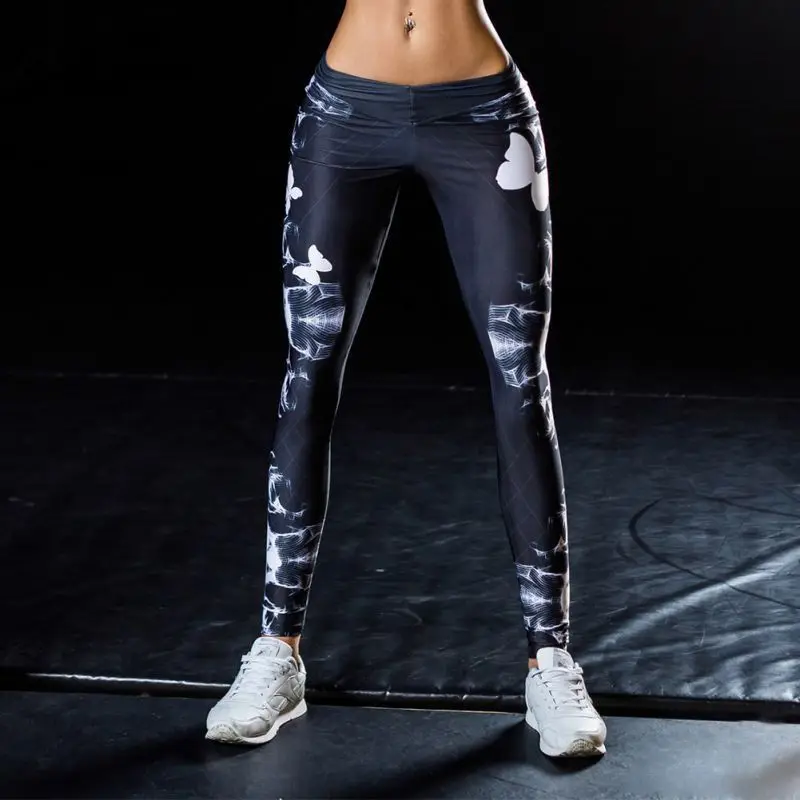 2020 Women Breathable High Waist Sport Leggings Butterfly Printing Ink Yoga Pants Running Fitness Gym Wear Elastic Slim Pants 
2020 Women Breathable High Waist Sport Leggings Butterfly Printing Ink Yoga Pants Running Fitness Gym Wear Elastic Slim Pants