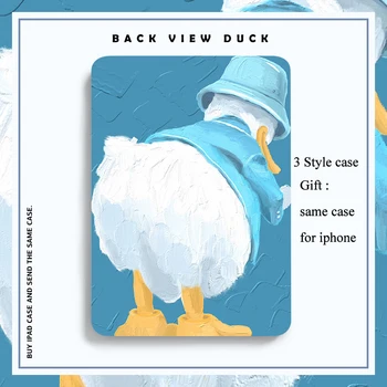 Back View Duck Smart Cover case For iPad Pro 9.7 6th 7th 11 air 10.5 12.9 10.2 Mini4 5 2019 Tablet Case with or no pencil holder
Back View Duck Smart Cover case For iPad Pro 9.7 6th 7th 11 air 10.5 12.9 10.2 Mini4 5 2019 Tablet Case with or no pencil holder