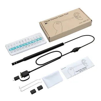 5 colors 3 in 1 USB Visual Ear Cleaning Endoscope Multifunctional Ear Cleaner Ear Spoon Earpick Otoscope Mini Camera
5 colors 3 in 1 USB Visual Ear Cleaning Endoscope Multifunctional Ear Cleaner Ear Spoon Earpick Otoscope Mini Camera
