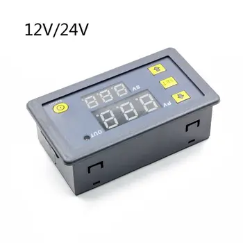 New Relay Module DC 12V/24V Multifunction Controller Cycle Timer Delay Time Switch Infinite Loop Double Digital Dual Display