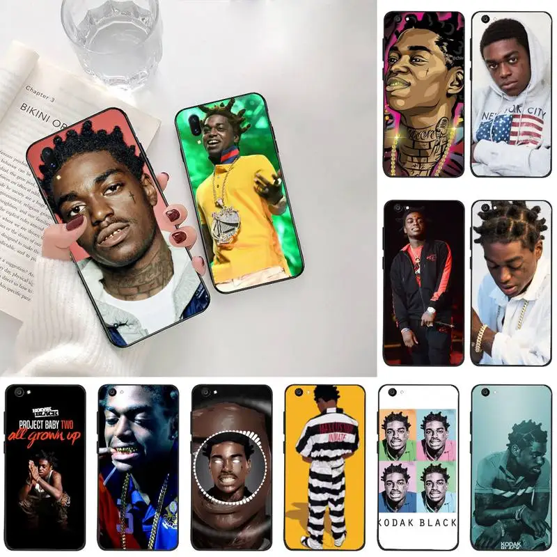 HPCHCJHM Kodak Black Rapper TPU black Phone Case Cover Hull For Vivo Y91c Y17 Y51 Y67 Y55 Y93 Y81S Y19 V17 vivos5
