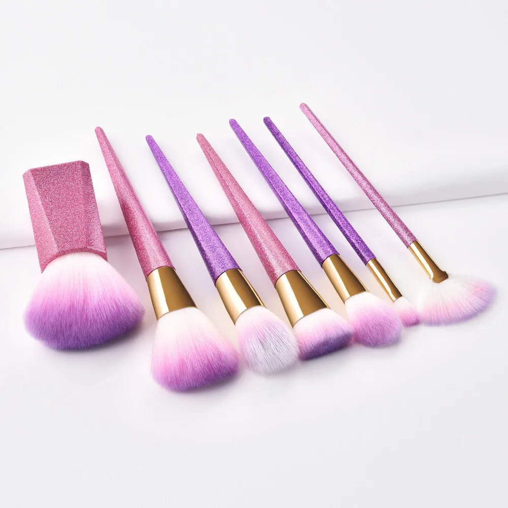 Makeup Brushes Set 7pcs/lot Eye Make Up Brush Eyeshadow Blending Eyeliner Eyelash Eyebrow Cosmetic Kit Diamond handle
Makeup Brushes Set 7pcs/lot Eye Make Up Brush Eyeshadow Blending Eyeliner Eyelash Eyebrow Cosmetic Kit Diamond handle
