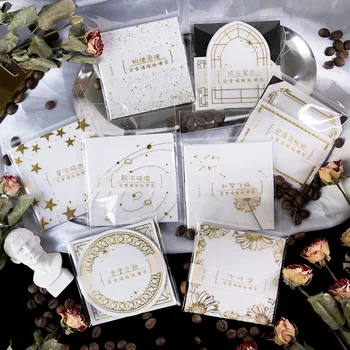 30 Pcs/set Bronzing Memo Pad Round Square Shape Decorative Memo Paper Diary Journal Decoration Cute Notepad Kawaii Stationery
30 Pcs/set Bronzing Memo Pad Round Square Shape Decorative Memo Paper Diary Journal Decoration Cute Notepad Kawaii Stationery