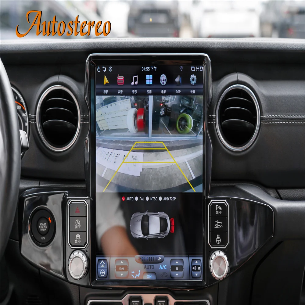 Автомобильный мультимедийный плеер для Jeep Wrangler JL 2018-2021 Android Тесла радио GPS