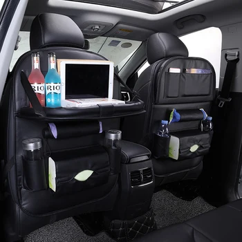 Car Back Seat Organizer Car Seat Protector with Leather Foldable Dining Table Tray Travel Storage Bag Accessories Organizer
Car Back Seat Organizer Car Seat Protector with Leather Foldable Dining Table Tray Travel Storage Bag Accessories Organizer