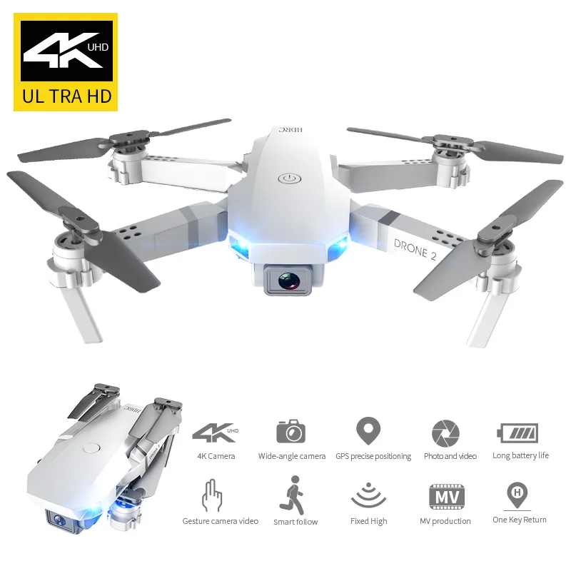 Дрон камера HD широкоугольный 4K 1080P WIFI FPV оптический поток двойной сохранение