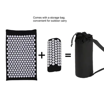 Muscle Stimulator Yoga Mat with Pillow Massage Mat Head Massager Spike Acupuncture Pad Relieve Stress Pain Acupressure Cushion
Muscle Stimulator Yoga Mat with Pillow Massage Mat Head Massager Spike Acupuncture Pad Relieve Stress Pain Acupressure Cushion