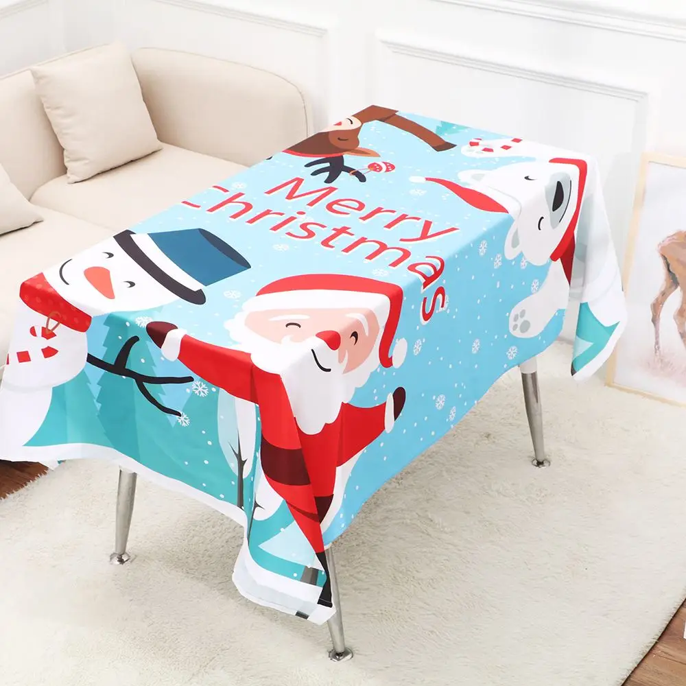Christmas Table Cloth Christmas Cartoon Old Man Snowman Elk Tablecloth Christmas Home Decor With A Happy New Year
Christmas Table Cloth Christmas Cartoon Old Man Snowman Elk Tablecloth Christmas Home Decor With A Happy New Year