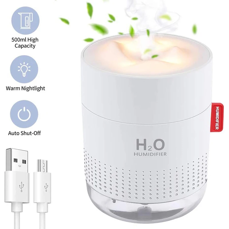 ELOOLE 500 ML USB Portable Desktop Night Light Air Humidifier Auto Shut-Off Two Adjustable Spray Modes For Home Car Office
ELOOLE 500 ML USB Portable Desktop Night Light Air Humidifier Auto Shut-Off Two Adjustable Spray Modes For Home Car Office