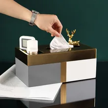 

Creative tissue box carton storage family sitting room luxury modern minimalist, napkin paper box light