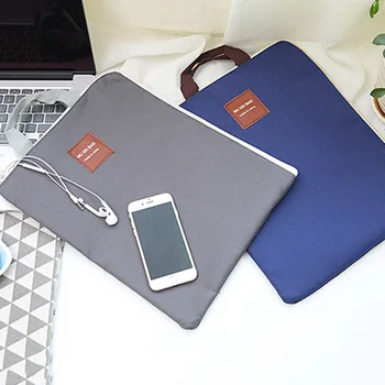 Storage Bag Computer Briefcase Folder Fashion Canvas A4 Size Material Zipper Multifunction Information Package
Storage Bag Computer Briefcase Folder Fashion Canvas A4 Size Material Zipper Multifunction Information Package