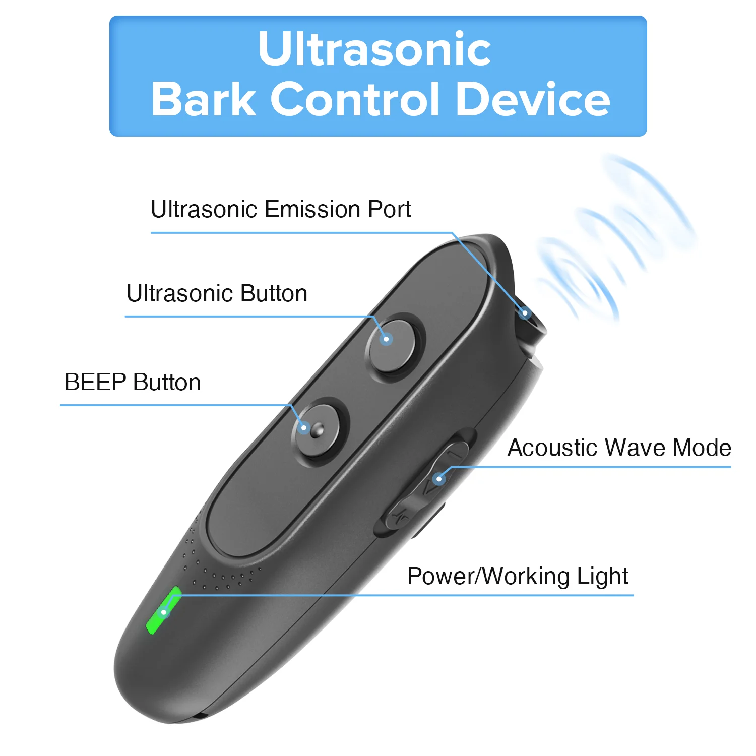 Safe Dog Anti Barking Device Ultrasonic Handheld Dog Repellent and Training Tools for Small Medium Large Dogs
Safe Dog Anti Barking Device Ultrasonic Handheld Dog Repellent and Training Tools for Small Medium Large Dogs