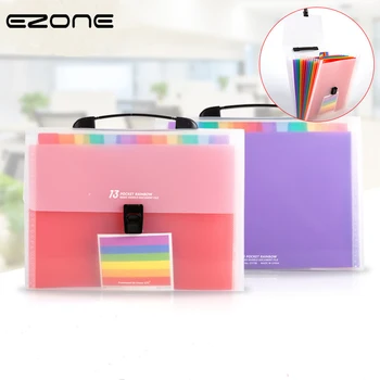 EZONE A4 13 Pocket Folder Rainbow Color File Folder Expanding Wallet Document Bag Bill Receipt File Bag School Office Supply 
EZONE A4 13 Pocket Folder Rainbow Color File Folder Expanding Wallet Document Bag Bill Receipt File Bag School Office Supply