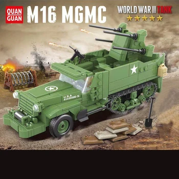 MODIKER 518Pcs Moc World War Military Series Vehicle Bricks Small Particle Half Track Anti-Aircraft Building Blocks
MODIKER 518Pcs Moc World War Military Series Vehicle Bricks Small Particle Half Track Anti-Aircraft Building Blocks