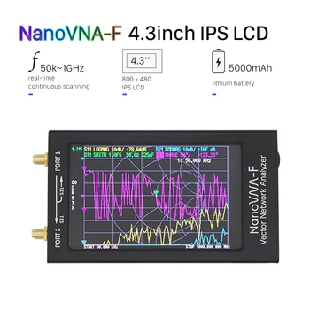 NanoVNA-F VNA SWR Meter VHF UHF Antenne Analyzer + 4.3 IPS LCD + Metal Case Vector Network Analyzer 50KHz-1000MHz
NanoVNA-F VNA SWR Meter VHF UHF Antenne Analyzer + 4.3 IPS LCD + Metal Case Vector Network Analyzer 50KHz-1000MHz