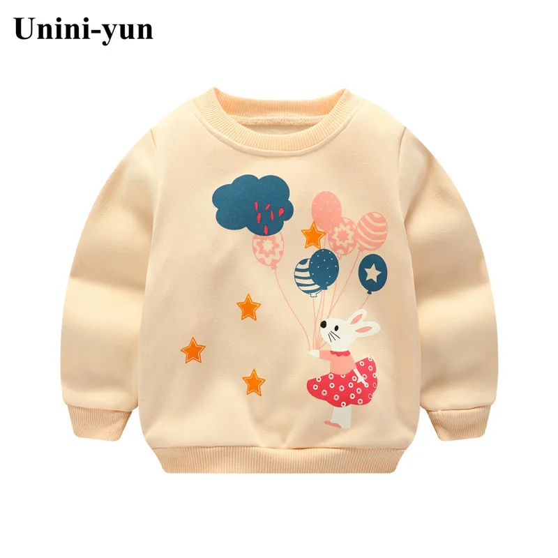Фото Unini yun 2017 футболка для мальчиков детские осенние куртки одежда маленьких свитшоты