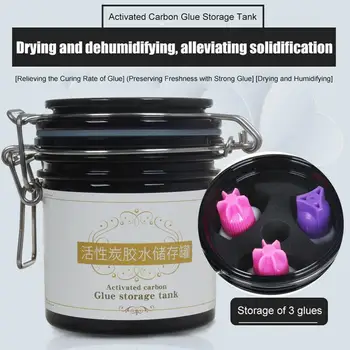 Grafting Eyelash Glue Storage Tank Activated Carbon Storage Sealing Fresh Beauty Eyelash Dehumidification Tool Glue Box R1S5
Grafting Eyelash Glue Storage Tank Activated Carbon Storage Sealing Fresh Beauty Eyelash Dehumidification Tool Glue Box R1S5