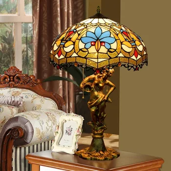 40cm European retro love beads colored glass living room dining room table lamp aluminum alloy beauty base
40cm European retro love beads colored glass living room dining room table lamp aluminum alloy beauty base
