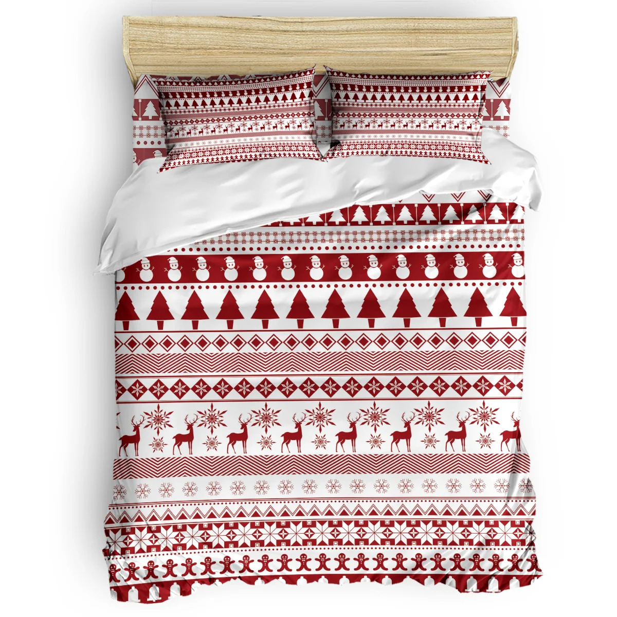 Snowman Elk Christmas Tree Christmas Theme Printing Custom Bedding Set 3D Digital Printing Christmas Bedding Set US KING QUEEN
Snowman Elk Christmas Tree Christmas Theme Printing Custom Bedding Set 3D Digital Printing Christmas Bedding Set US KING QUEEN