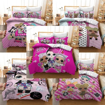 New LOL surprise doll bedding set duvet cover and pillowcase home textile home decoration supplies for children birthday gifts
New LOL surprise doll bedding set duvet cover and pillowcase home textile home decoration supplies for children birthday gifts