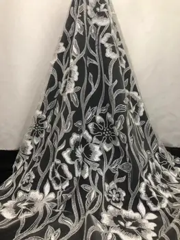 2020 african french net lace fabric with glued gilliter JOY-22626 african flower design tulle lace fabric with beads for ladies
2020 african french net lace fabric with glued gilliter JOY-22626 african flower design tulle lace fabric with beads for ladies