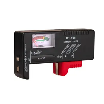 Battery Measurement Battery Power Voltage Detector Practical Battery Tester BT-168 Pointer Digital Display
Battery Measurement Battery Power Voltage Detector Practical Battery Tester BT-168 Pointer Digital Display
