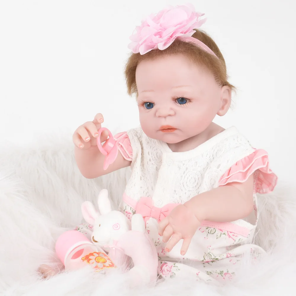 Parent And Child Girl'S Gift Model Infant Rebirth Doll Dress Doll Full Soft Silcone Baby Domestic Confinement Nurse Early Educat
Parent And Child Girl'S Gift Model Infant Rebirth Doll Dress Doll Full Soft Silcone Baby Domestic Confinement Nurse Early Educat