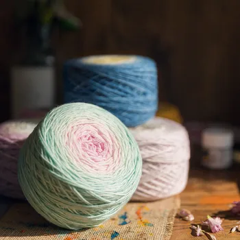 320ml Multicoloured Wool Long Section-Dye Thread For Cardigan Sweater Shawl Knitting Yarn Rainbow Color Sewing Supply
320ml Multicoloured Wool Long Section-Dye Thread For Cardigan Sweater Shawl Knitting Yarn Rainbow Color Sewing Supply