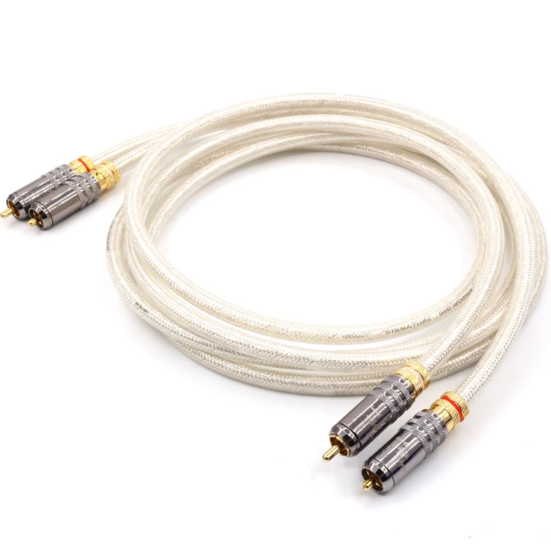 Free shipping Signature Silver Platedr Interconnect Cable with Gold Plated RCA plugs Audio Cable
Free shipping Signature Silver Platedr Interconnect Cable with Gold Plated RCA plugs Audio Cable