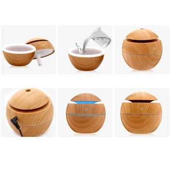 Essential Oil Humidifier Wood Grain Aromatherapy Air Purifier Freshener ABS USB Healthy Humidification
Essential Oil Humidifier Wood Grain Aromatherapy Air Purifier Freshener ABS USB Healthy Humidification