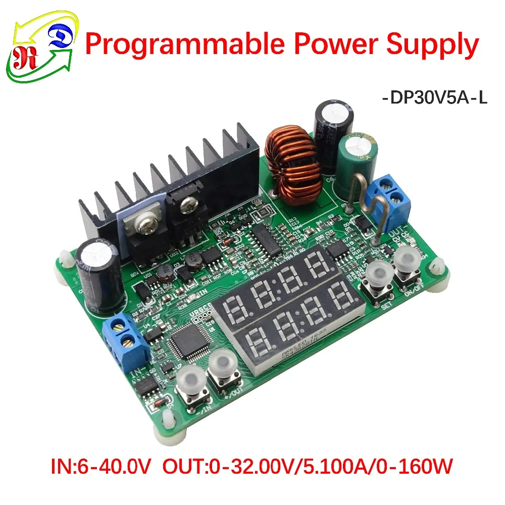 RD DP30V5A-L Constant Voltage current Step-down Programmable Power Supply module buck Voltage converter regulator LED display
RD DP30V5A-L Constant Voltage current Step-down Programmable Power Supply module buck Voltage converter regulator LED display
