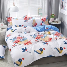 Blue Colorful Flower Bird Comforter Bedding Set Elephant Dog Luxury Fashion King Queen Twin Size Bed Linen Duvet Cover Set Gifts
Blue Colorful Flower Bird Comforter Bedding Set Elephant Dog Luxury Fashion King Queen Twin Size Bed Linen Duvet Cover Set Gifts
