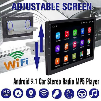 9 Inch Android 9.1 Car Multimedia Player 1Din Radio with Up Down Adjustable Sn Wifi Bluetooth GPS MP5 Player
9 Inch Android 9.1 Car Multimedia Player 1Din Radio with Up Down Adjustable Sn Wifi Bluetooth GPS MP5 Player