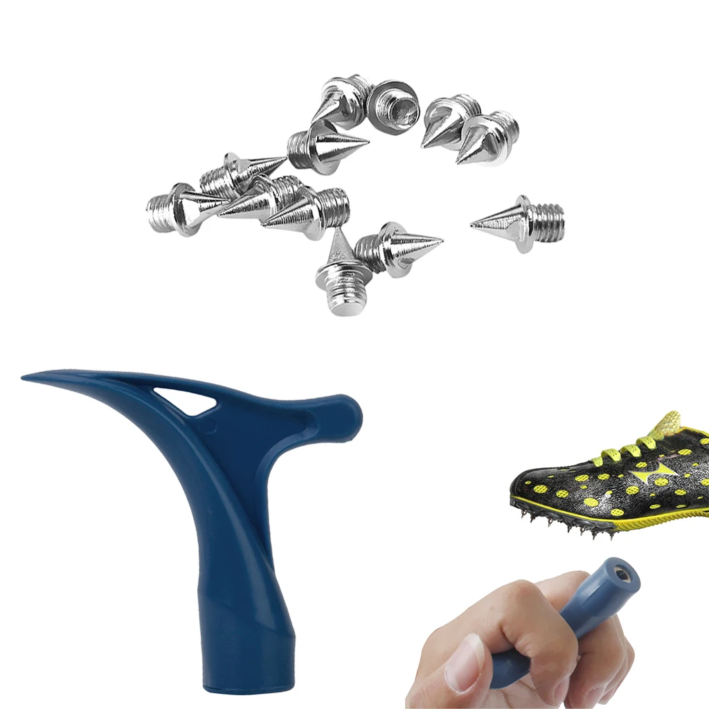 120 Pieces Silver 7mm Trainer Shoes Spikes & Removal Wrench Repair Supplies 120 Pieces Silver 7mm Trainer Shoes Spikes & Removal Wrench Repair Supplies