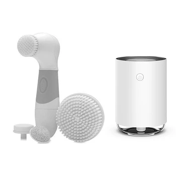 Exfoliating Brush for Body with 4 Attachments & 220Ml Aroma Essential Oil Diffuser Air Humidifier Aromatherapy
Exfoliating Brush for Body with 4 Attachments & 220Ml Aroma Essential Oil Diffuser Air Humidifier Aromatherapy