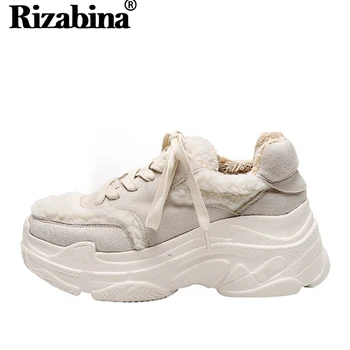 RizaBina Real Leather Winter Women Sneakers Warm Platform Vulcanized Shoes For Women Fur Wearable Mujer Footwear Size 35-39
RizaBina Real Leather Winter Women Sneakers Warm Platform Vulcanized Shoes For Women Fur Wearable Mujer Footwear Size 35-39