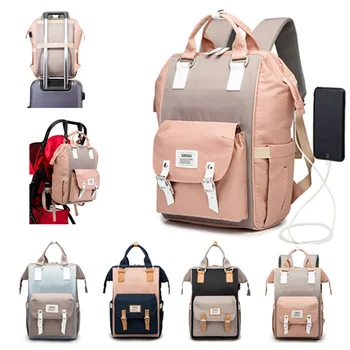 Portable USB Mummy Maternity Backpack stroller organizer Nappy Bag Travel Backpack Multi-function Waterproof Outdoor Diaper Bags
Portable USB Mummy Maternity Backpack stroller organizer Nappy Bag Travel Backpack Multi-function Waterproof Outdoor Diaper Bags