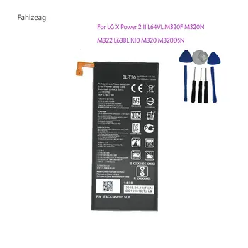 fahizeag 4500mAh BL-T30 Battery Replacement For LG X Power 2 II L64VL M320F M320N M322 L63BL K10 M320 M320DSN Mobile phone
fahizeag 4500mAh BL-T30 Battery Replacement For LG X Power 2 II L64VL M320F M320N M322 L63BL K10 M320 M320DSN Mobile phone