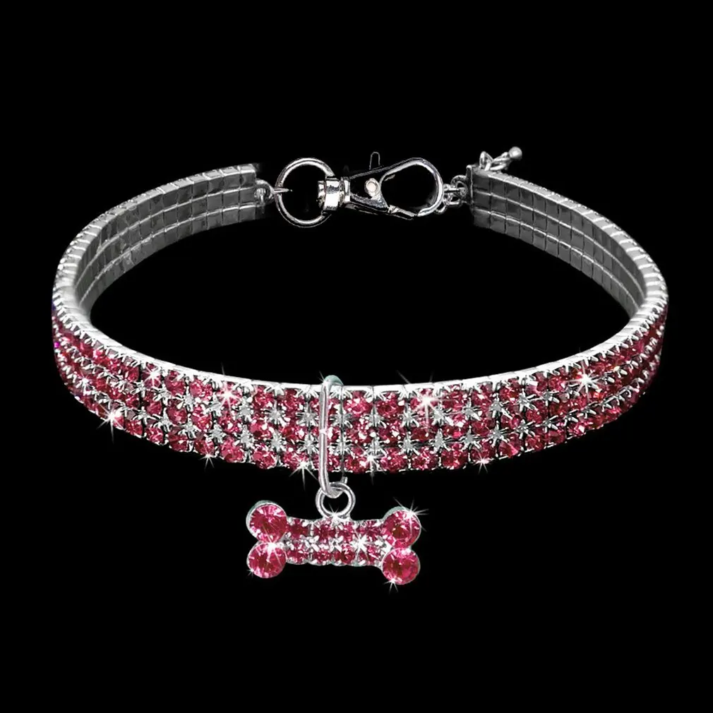 Mini Pet Dog Necklace Shiny Crystal Rhinestones Chocker Collars Fancy Cat Dog Collar Elastic Adjustable Pet Jewelry
Mini Pet Dog Necklace Shiny Crystal Rhinestones Chocker Collars Fancy Cat Dog Collar Elastic Adjustable Pet Jewelry