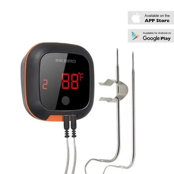 Inkbird IBT-4XS LED Screen&APP Display Bluetooth Control BBQ Cooking Thermometer with Probes for Oven Use Home Cooking Party Use
Inkbird IBT-4XS LED Screen&APP Display Bluetooth Control BBQ Cooking Thermometer with Probes for Oven Use Home Cooking Party Use