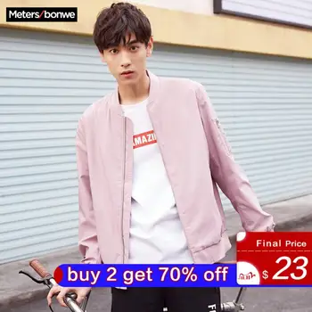 Metersbonwe 2020 New Men's Casual Jackets Male Fashion Solid Color Jacket Men Overcoat Baseball Jackets Men Pilot Tops men
Metersbonwe 2020 New Men's Casual Jackets Male Fashion Solid Color Jacket Men Overcoat Baseball Jackets Men Pilot Tops men