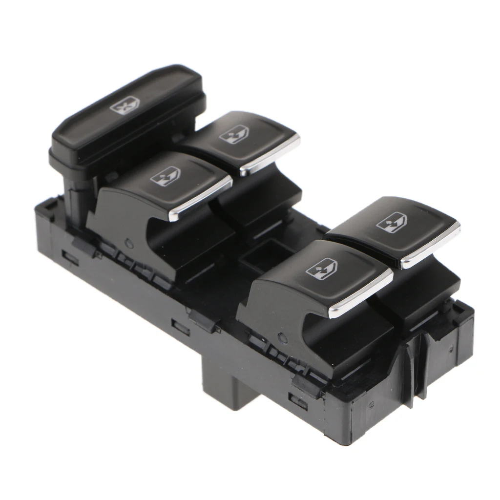 New Chrome Master Window Switch for VW Golf GTI MK7 Passat B7 5G0959857C New Chrome Master Window Switch for VW Golf GTI MK7 Passat B7 5G0959857C
