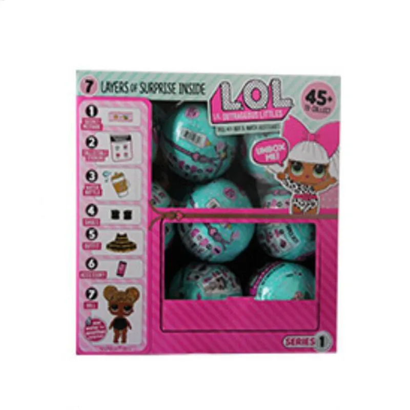 LoL Surprise Egg Demolition Ball LoL Dolls Discoloration Water Spray Novelty For Children Christmas Gifts
LoL Surprise Egg Demolition Ball LoL Dolls Discoloration Water Spray Novelty For Children Christmas Gifts