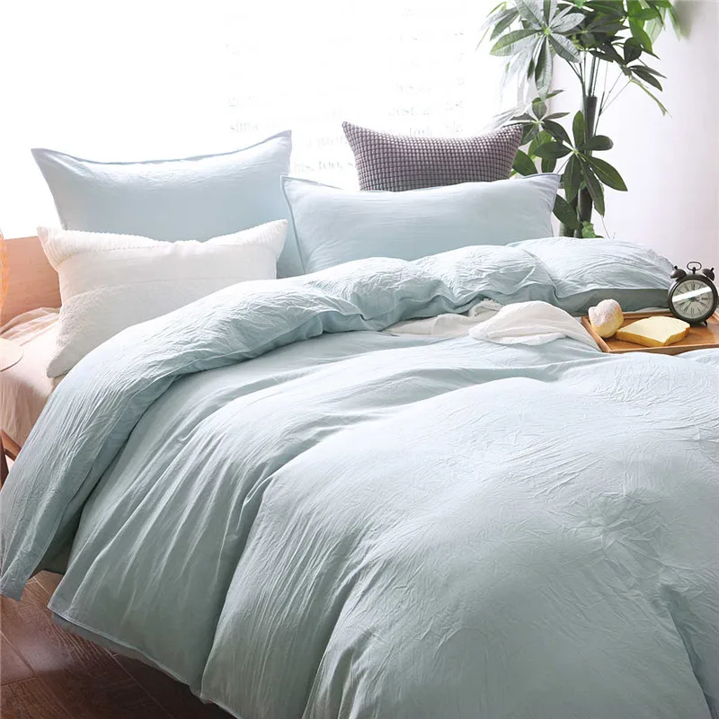 HM Life Duvet Cover Set Fashion Bedding Quilt Cover Pillowcase Simple Style Cotton Solid 9 Colors Soft Comfortable Bedclothes
HM Life Duvet Cover Set Fashion Bedding Quilt Cover Pillowcase Simple Style Cotton Solid 9 Colors Soft Comfortable Bedclothes