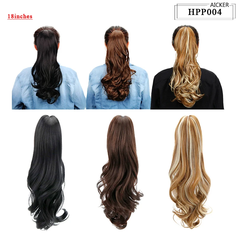 AICKER 18" Synthetic Claw Clip In Ponytail Hair Extensions Auburn Wavy Fake Pony Tail Extension Drawstring Wrap Around
AICKER 18" Synthetic Claw Clip In Ponytail Hair Extensions Auburn Wavy Fake Pony Tail Extension Drawstring Wrap Around